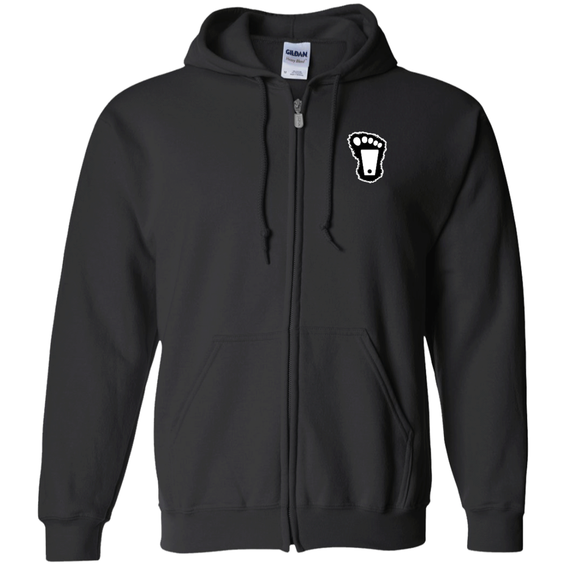 Squatchz Zip Up Hooded Sweatshirt