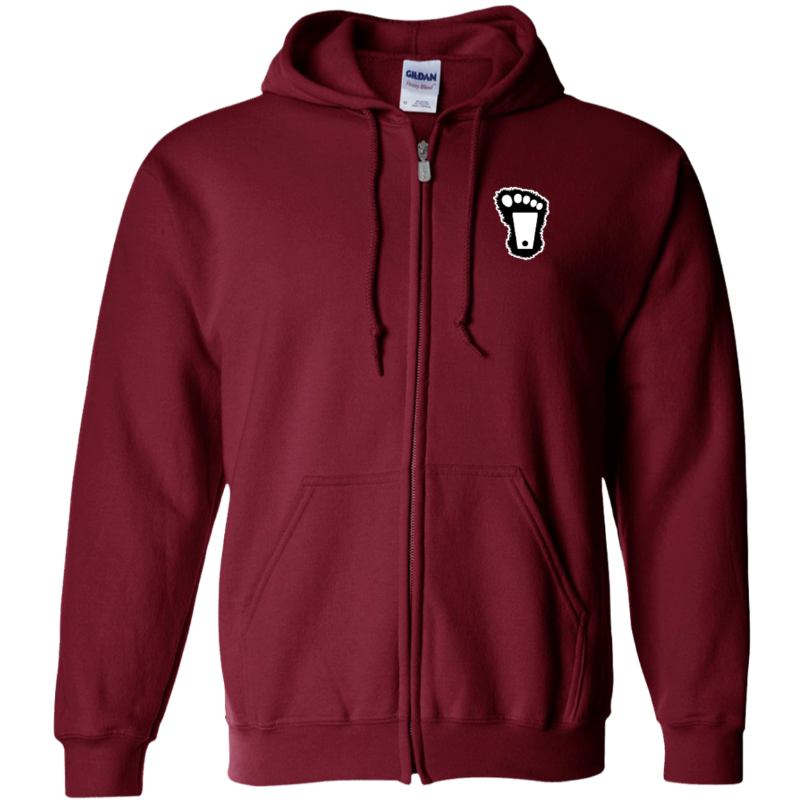 Squatchz Zip Up Hooded Sweatshirt