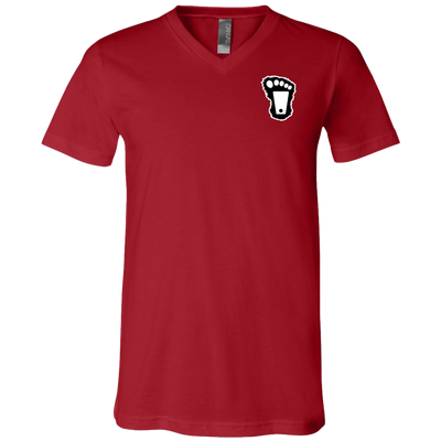Squatchz Unisex Jersey SS V-Neck T-Shirt