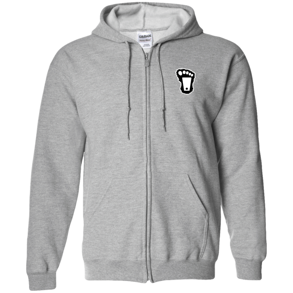 Squatchz Zip Up Hooded Sweatshirt