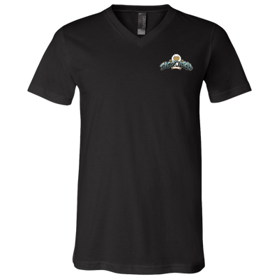 Yeti Rep Unisex Jersey SS V-Neck T-Shirt