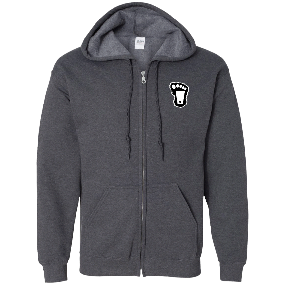 Squatchz Zip Up Hooded Sweatshirt